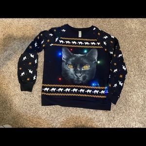 🟢 Halloween Cat Sweatshirt